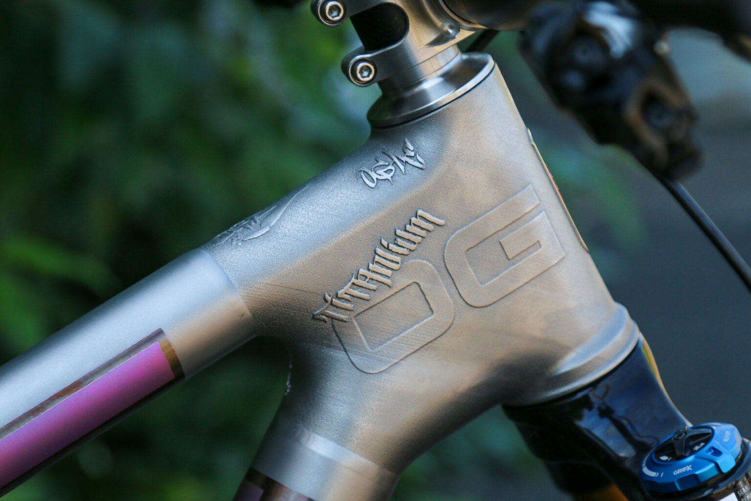 OCDC 3d printed titanium head tube