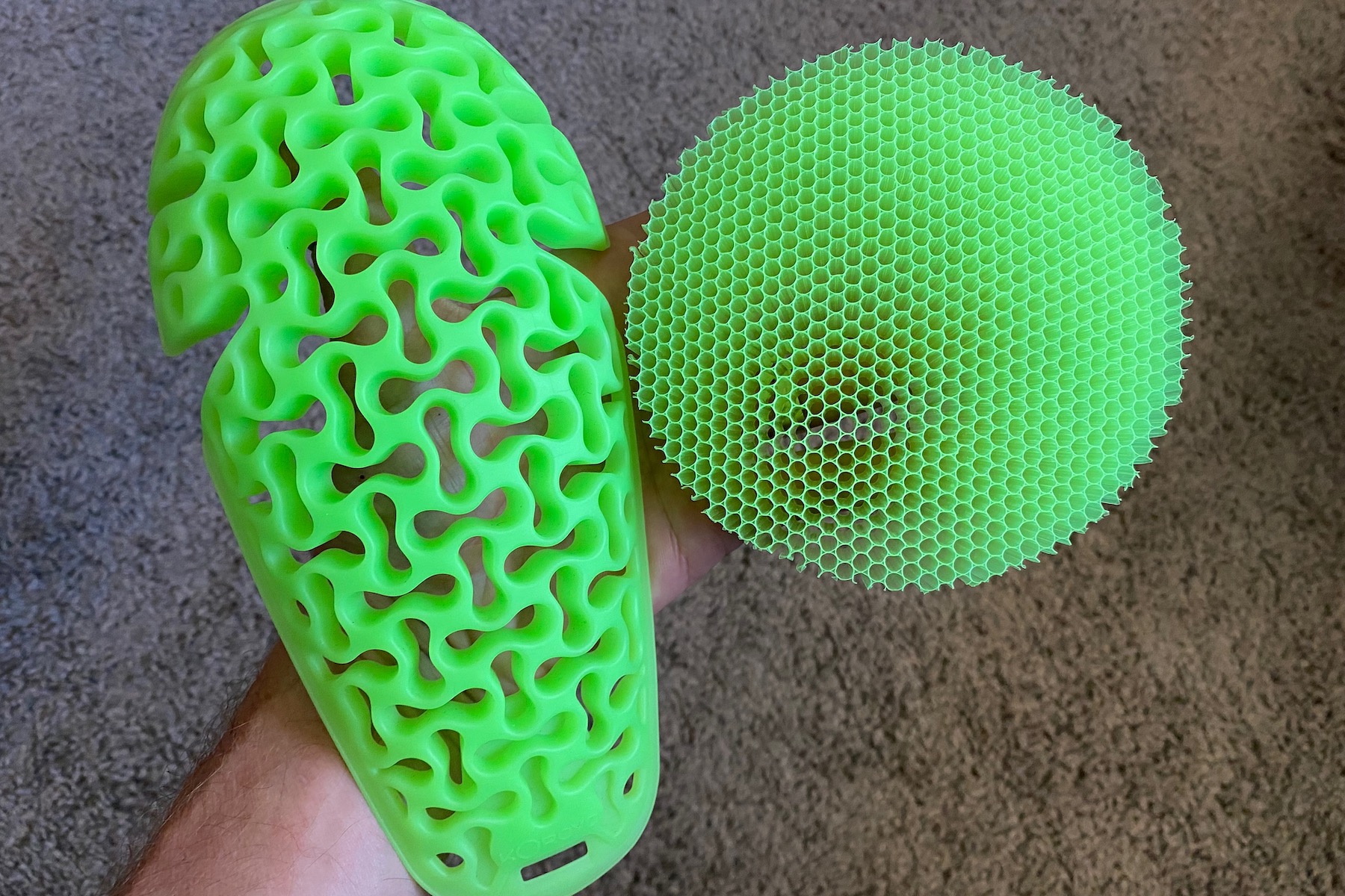 knee pad koroyd vs helmet koroyd