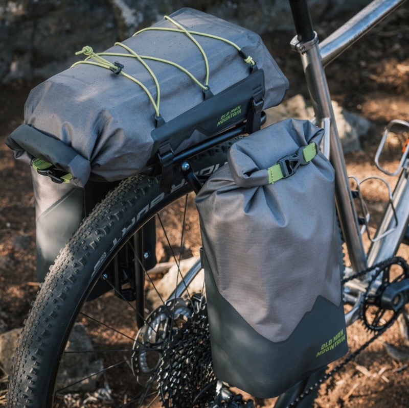 Old Man Mountain rack and packs