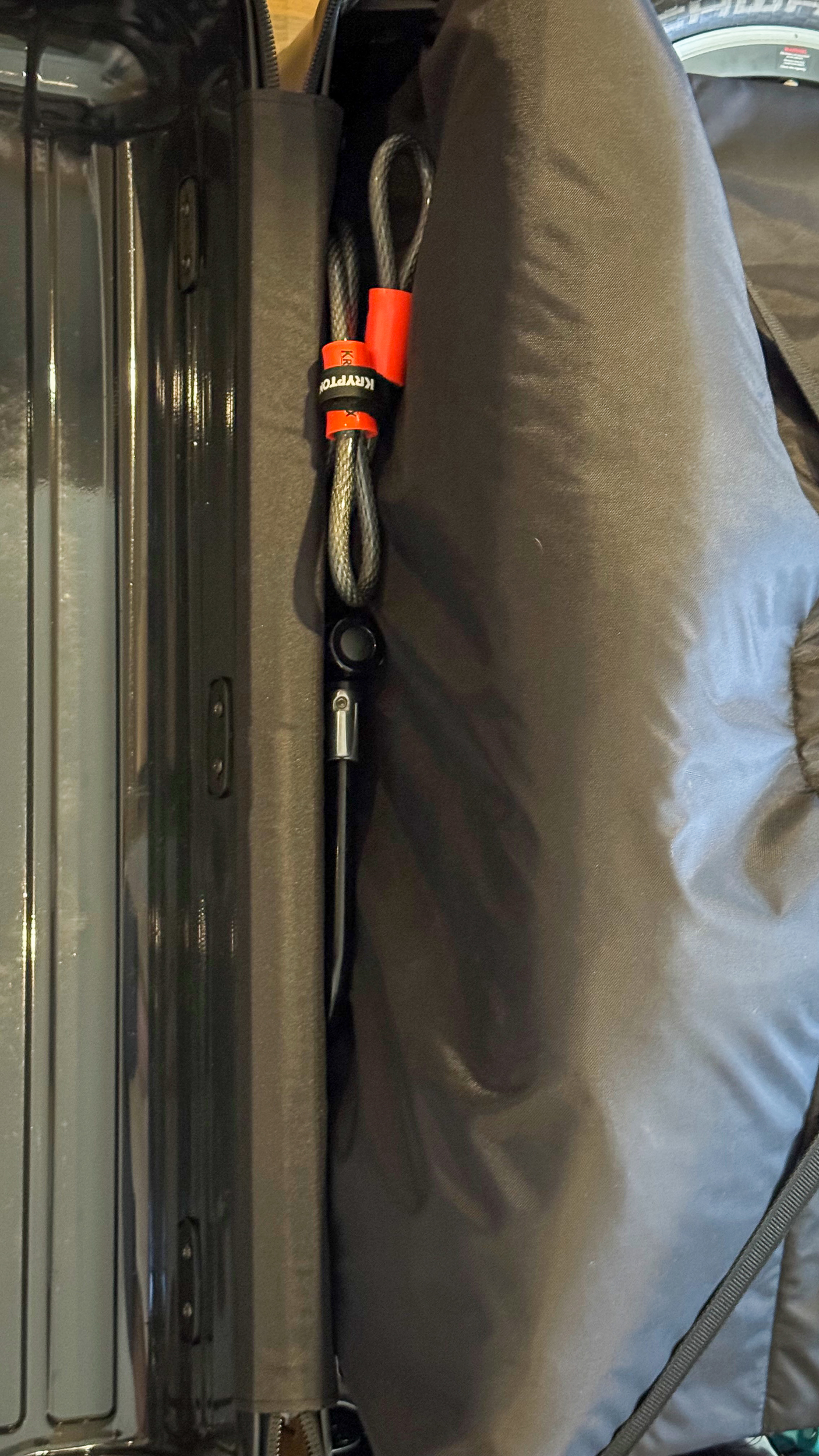 Lock in suitcase