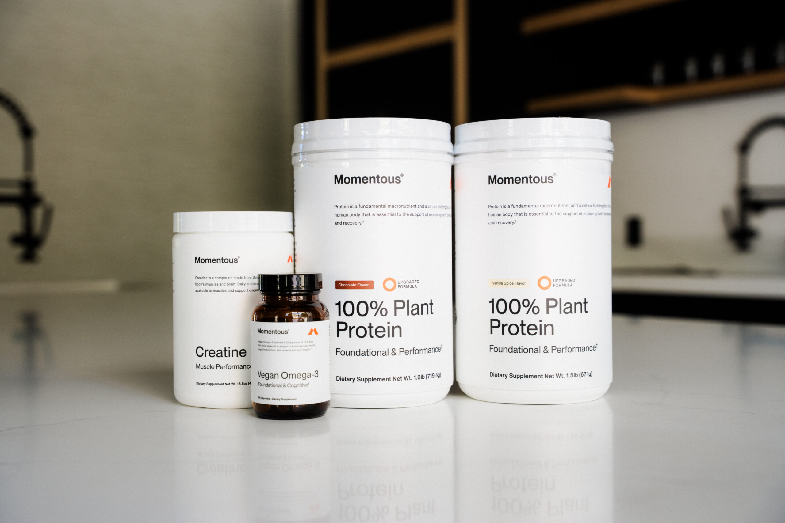 Wahoo X Momentous recovery stack