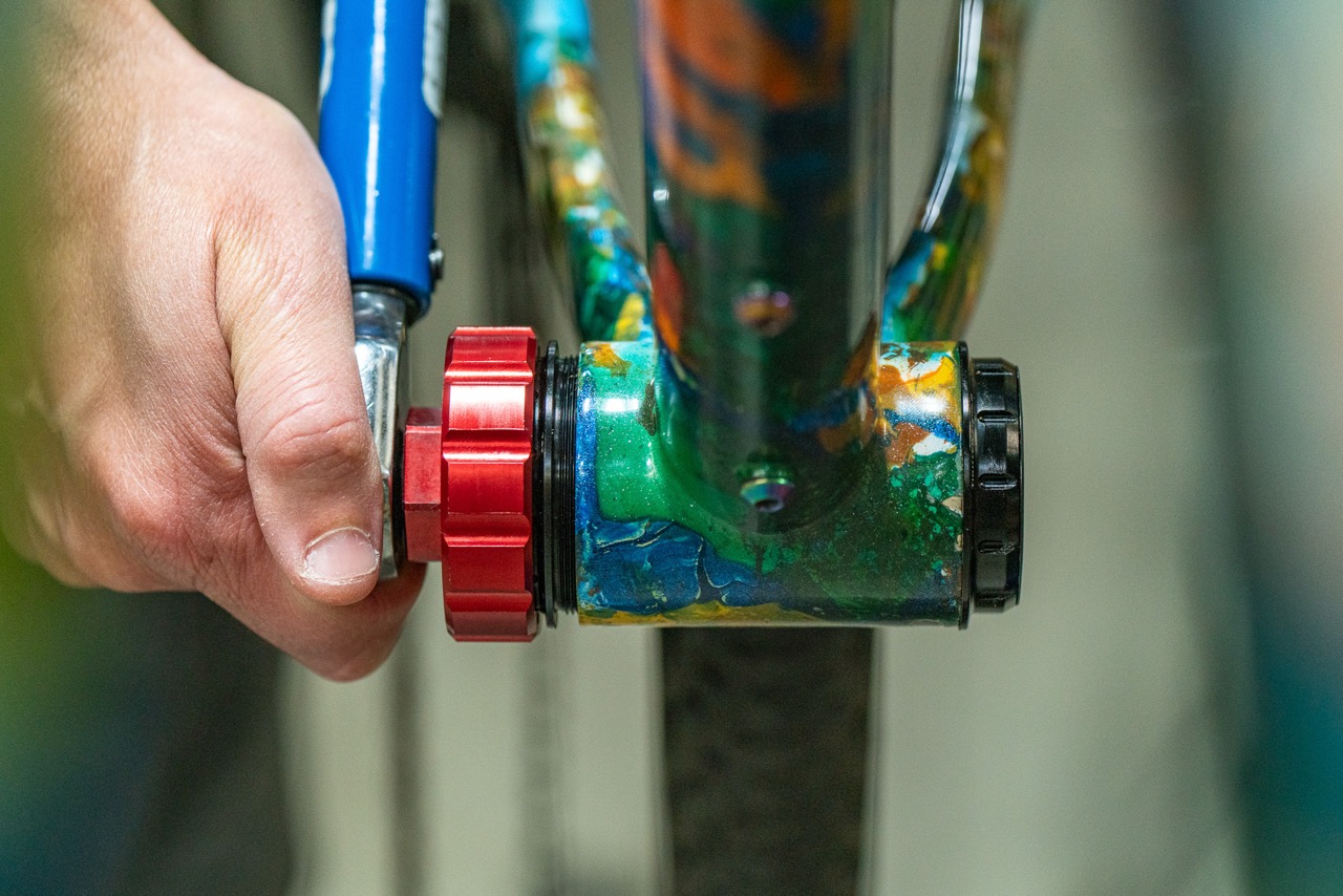 Wolf Tooth's New T47 External Bottom Bracket install