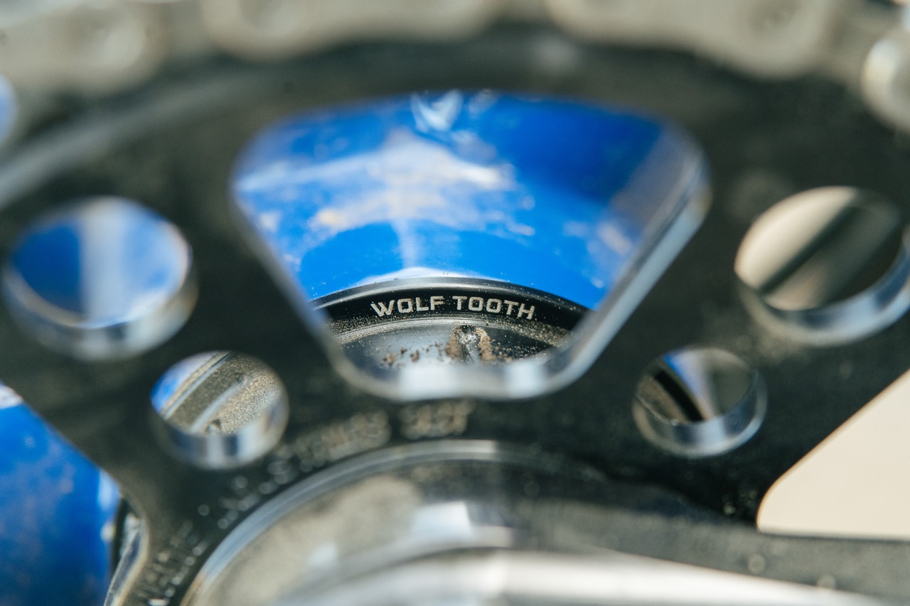 Wolf Tooth's New T47 External Bottom Bracket peek a boo