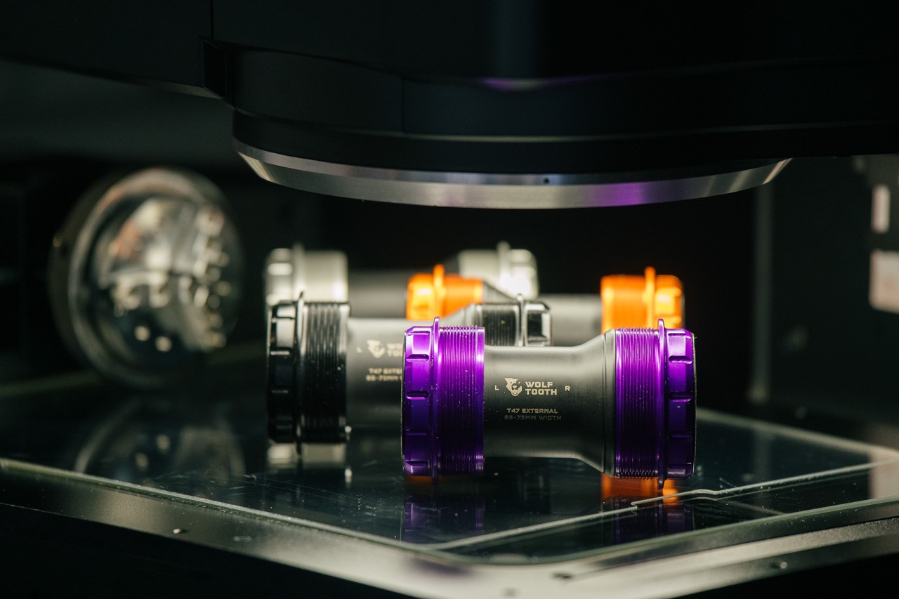 Wolf Tooth's New T47 External Bottom Bracket purps