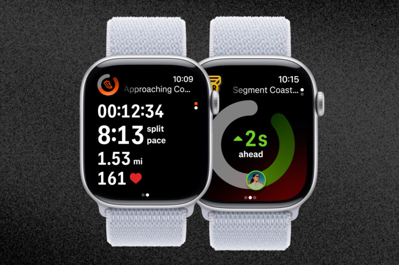 Strava’s Apple Watch App Now Shows Live Segments