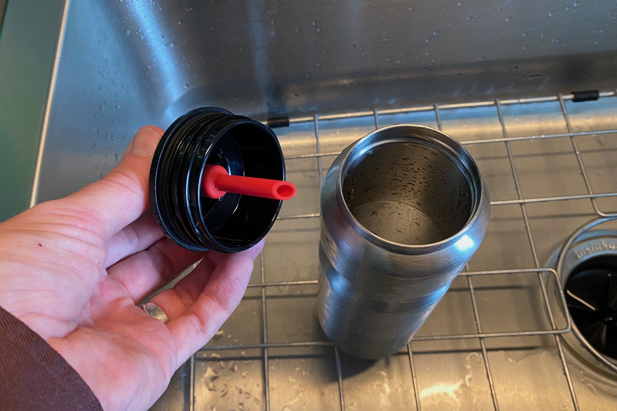 the bottle with the lid removed from the tiibo