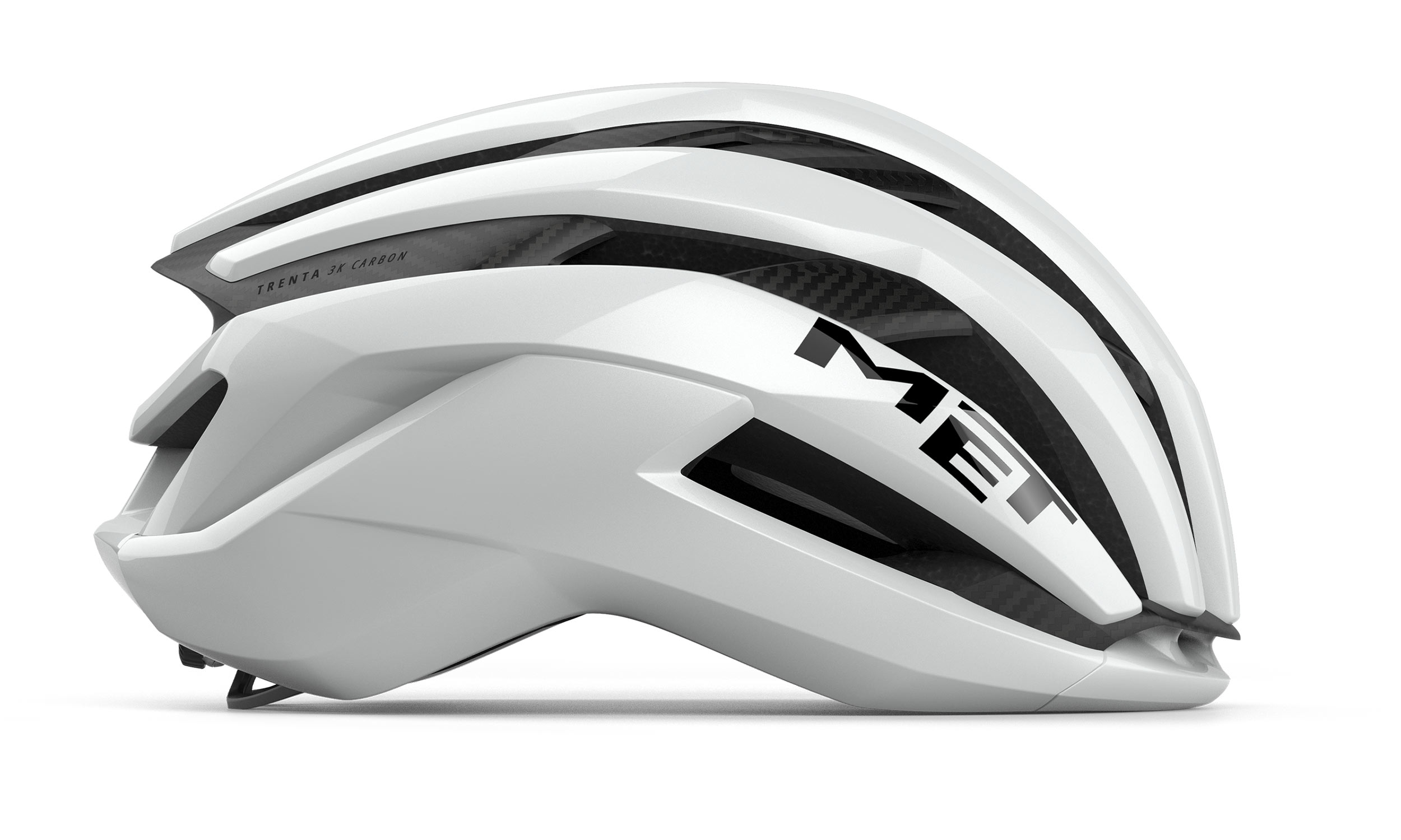 2025 MET Trenta 3K Carbon MIPS vented road helmet, side