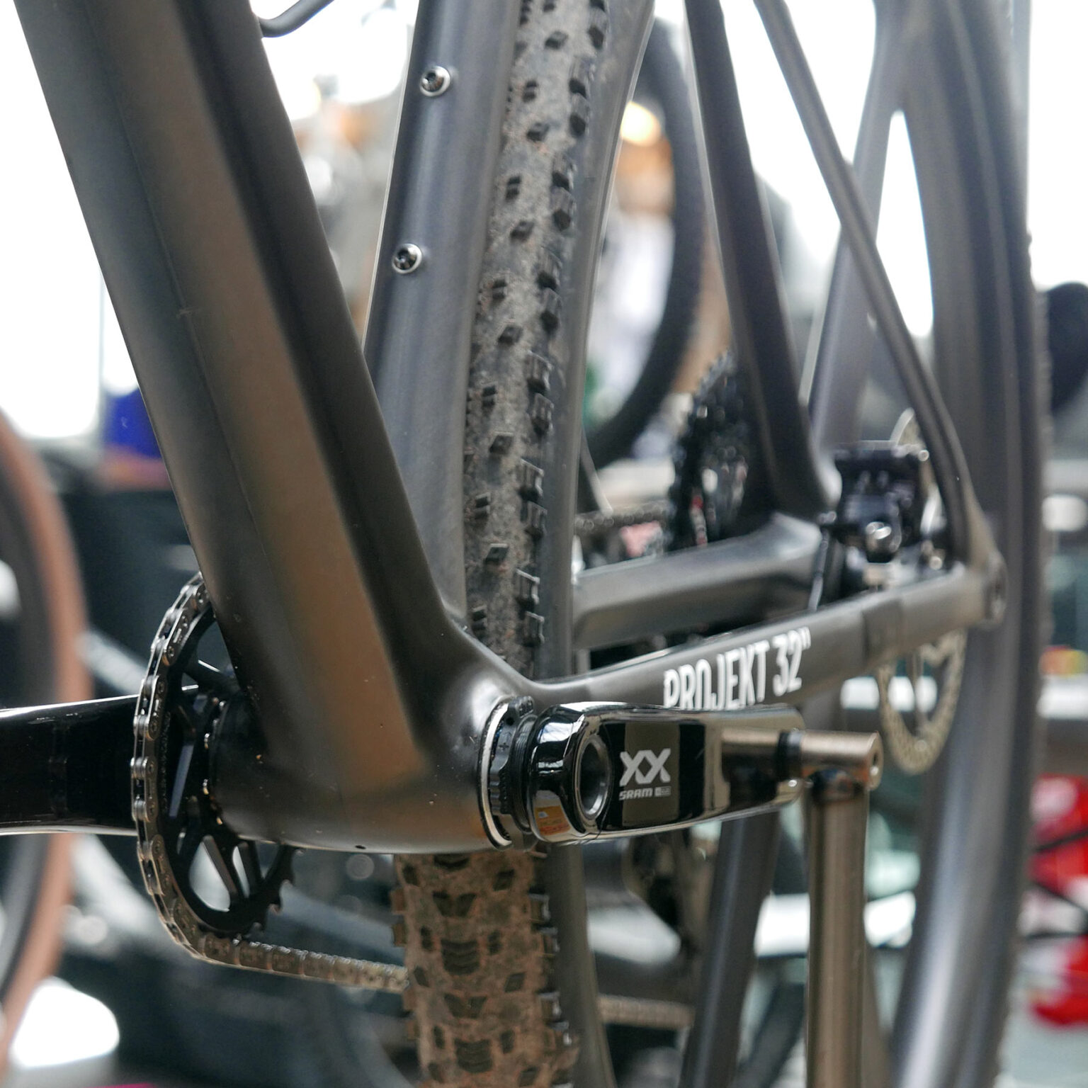 Bike Ahead The Frame Projekt 32" prototype XC bike, BB92 bottom bracket