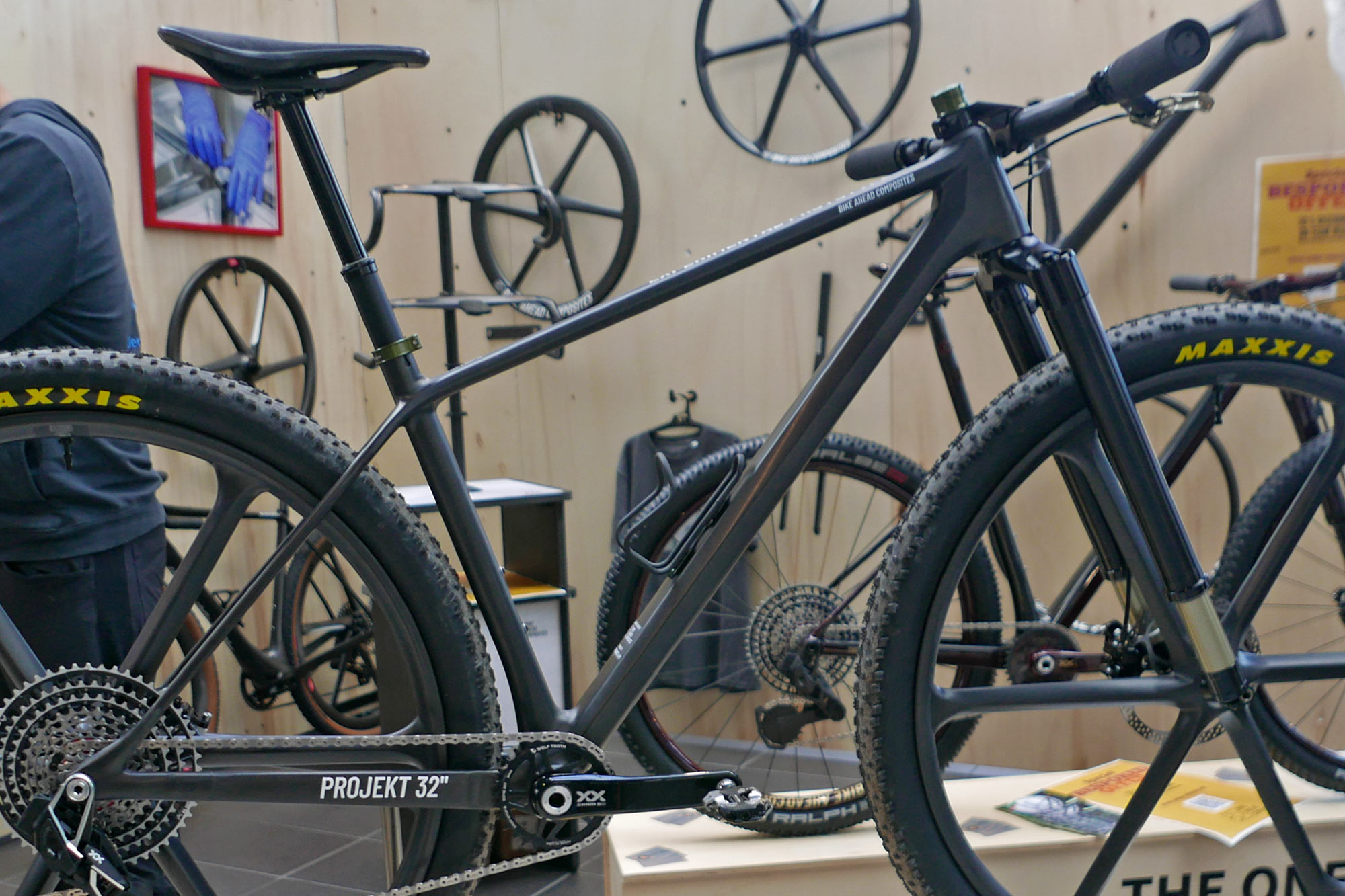 Bike Ahead The Frame Projekt 32" prototype XC bike, detail