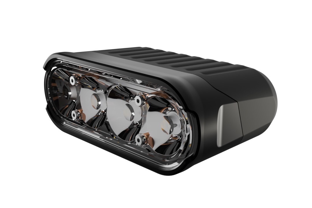 Studio image of the Gloworm CX Core bike light