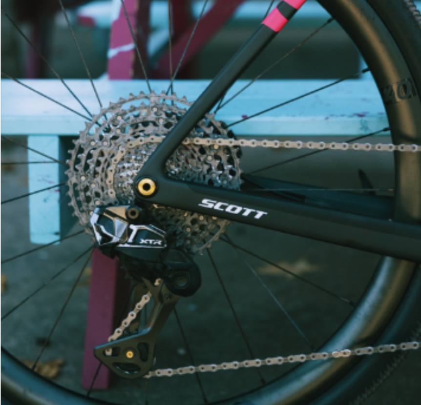 Cam Jones Bike Profile Scott at the star rear