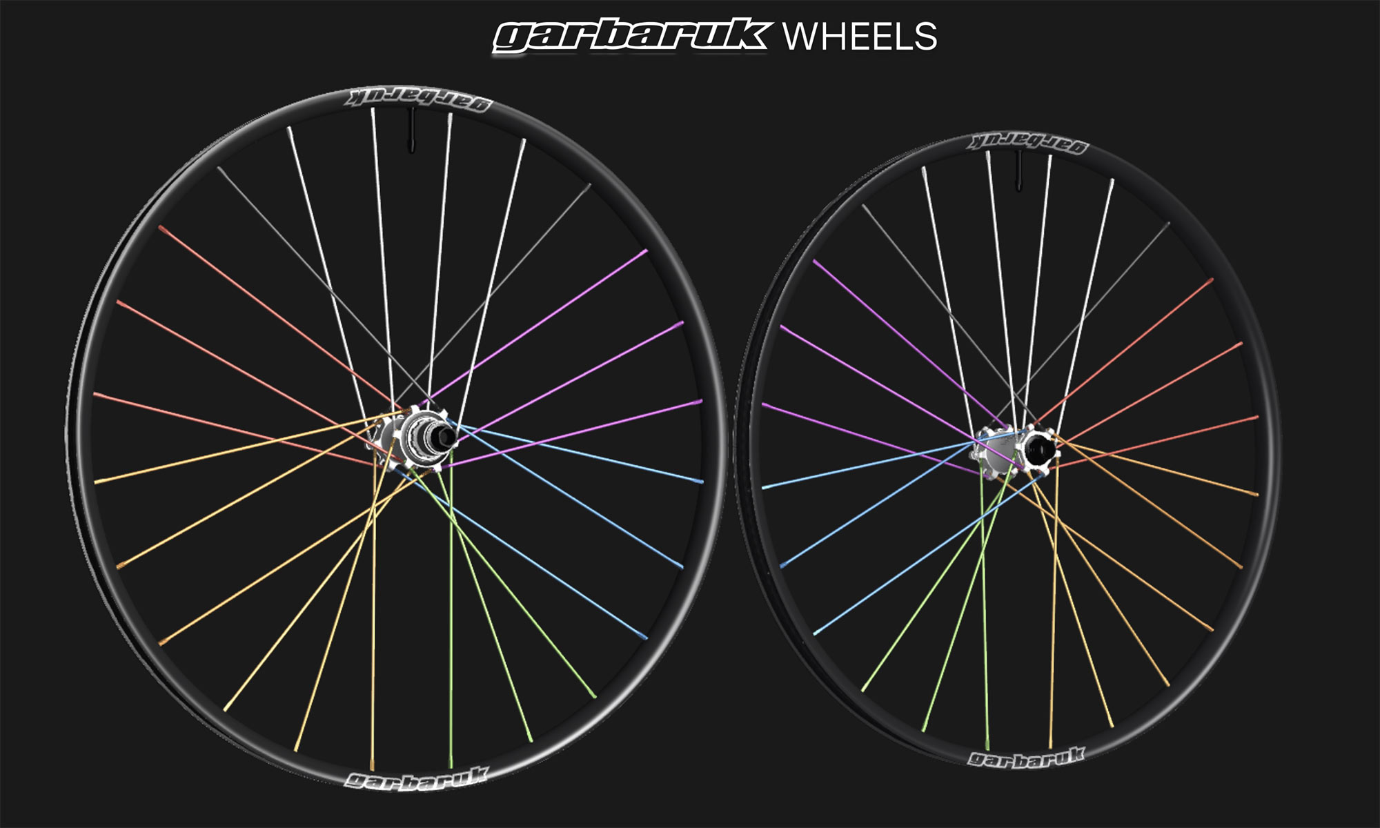 Complete Garbaruk RS alloy spoke wheelset options