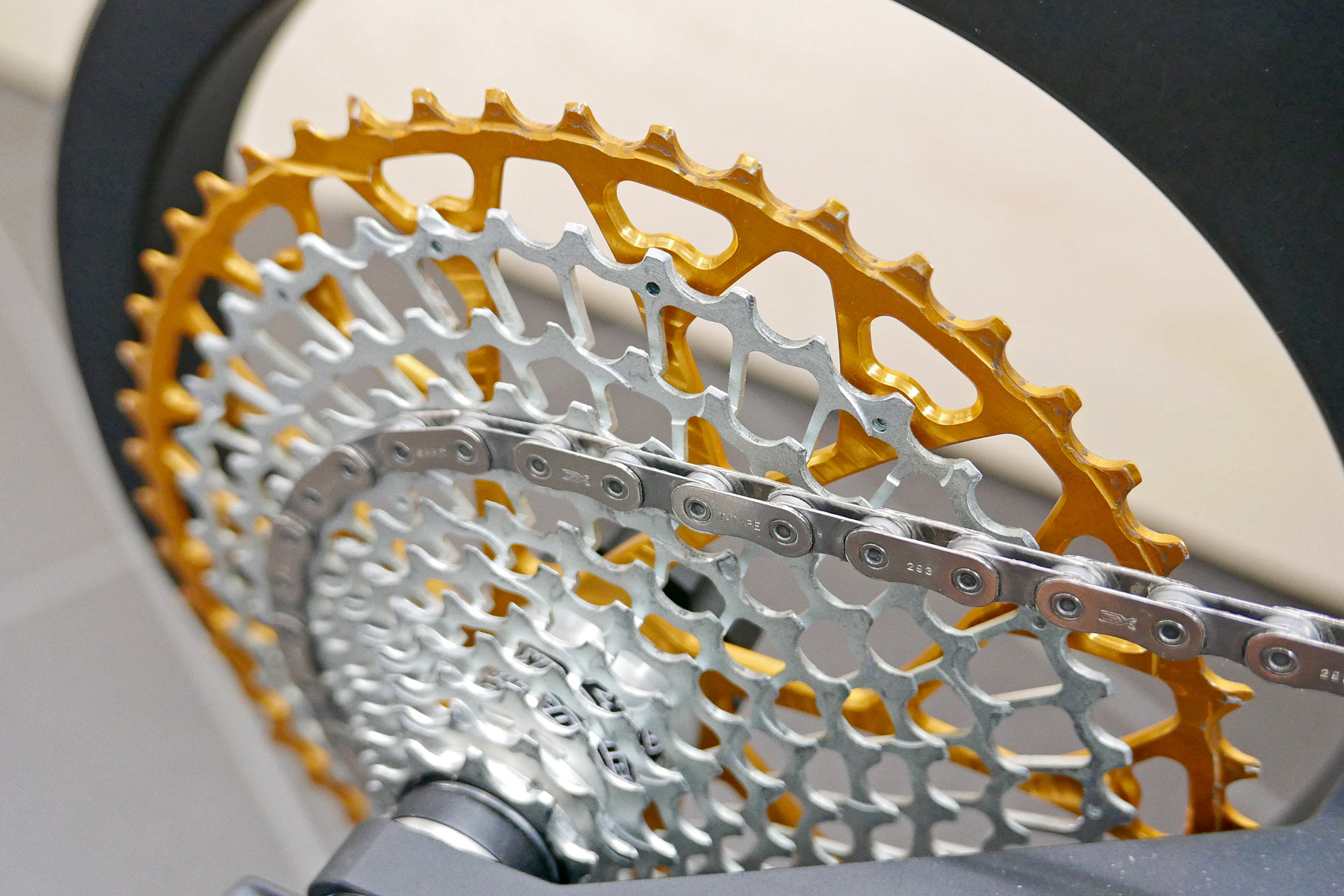 Garbaruk Gen2.0 MTB cassette for Eagle Transmission includes 11 hardened steel cogs and 1 machined cog & carrier
