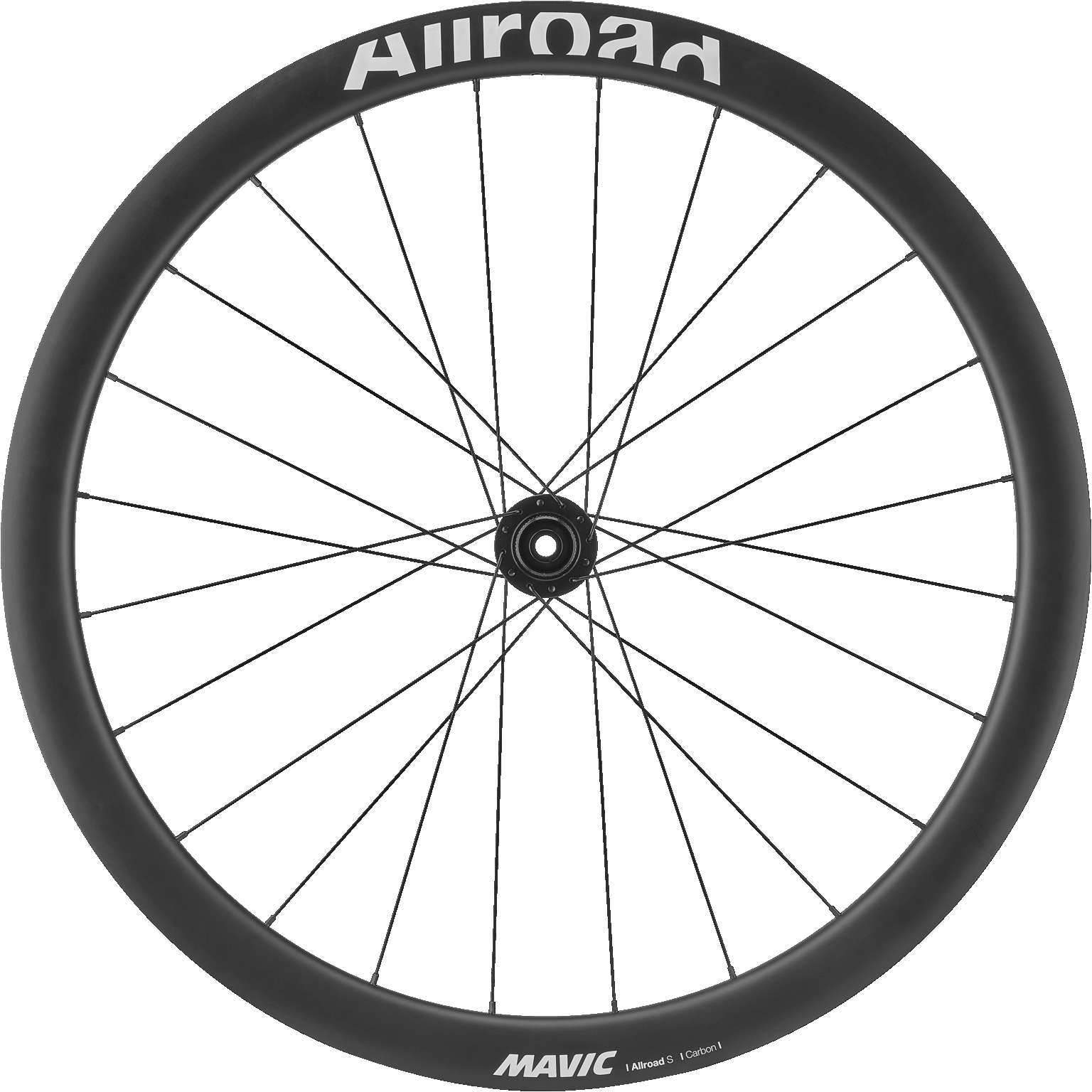 studio image of the mavic allroad s carbon wheel