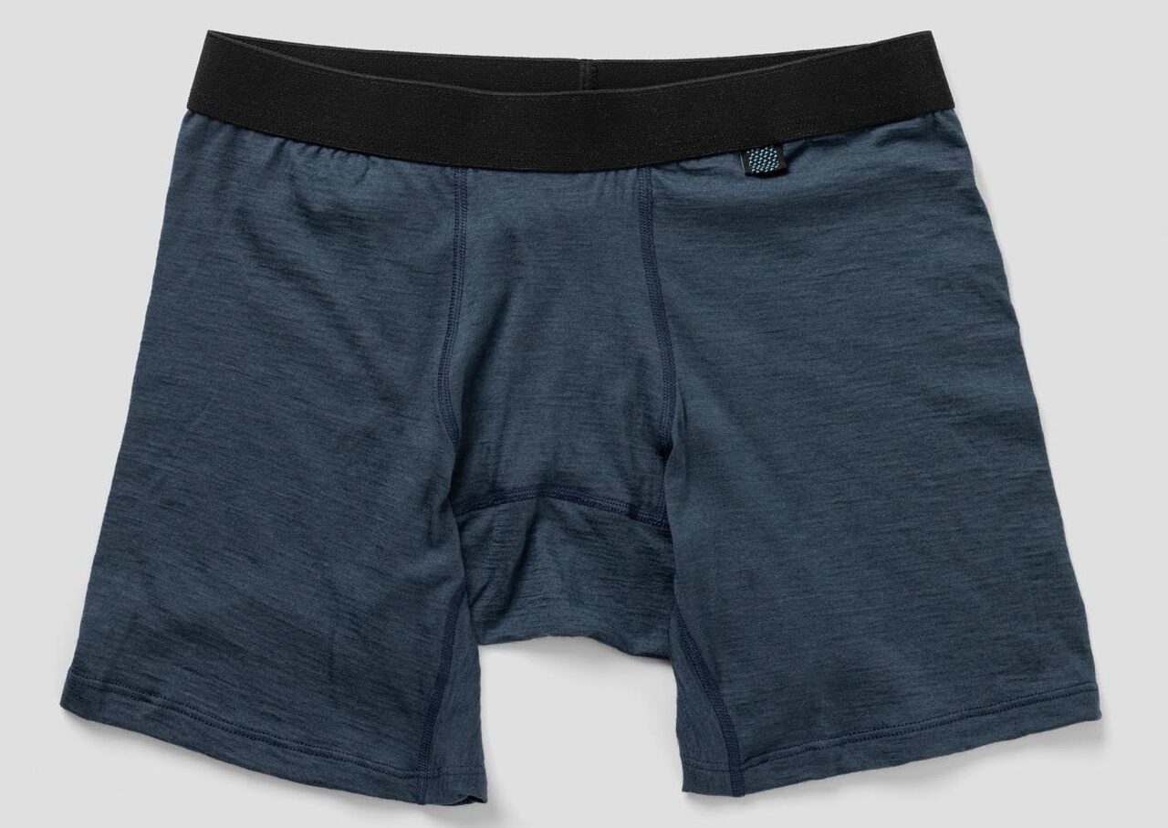Ornot Nuyarn Merino Boxers blue front hero