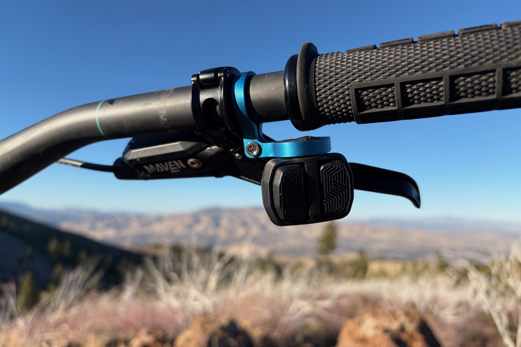 Picture of the Pod Clamp while out on a test ride.