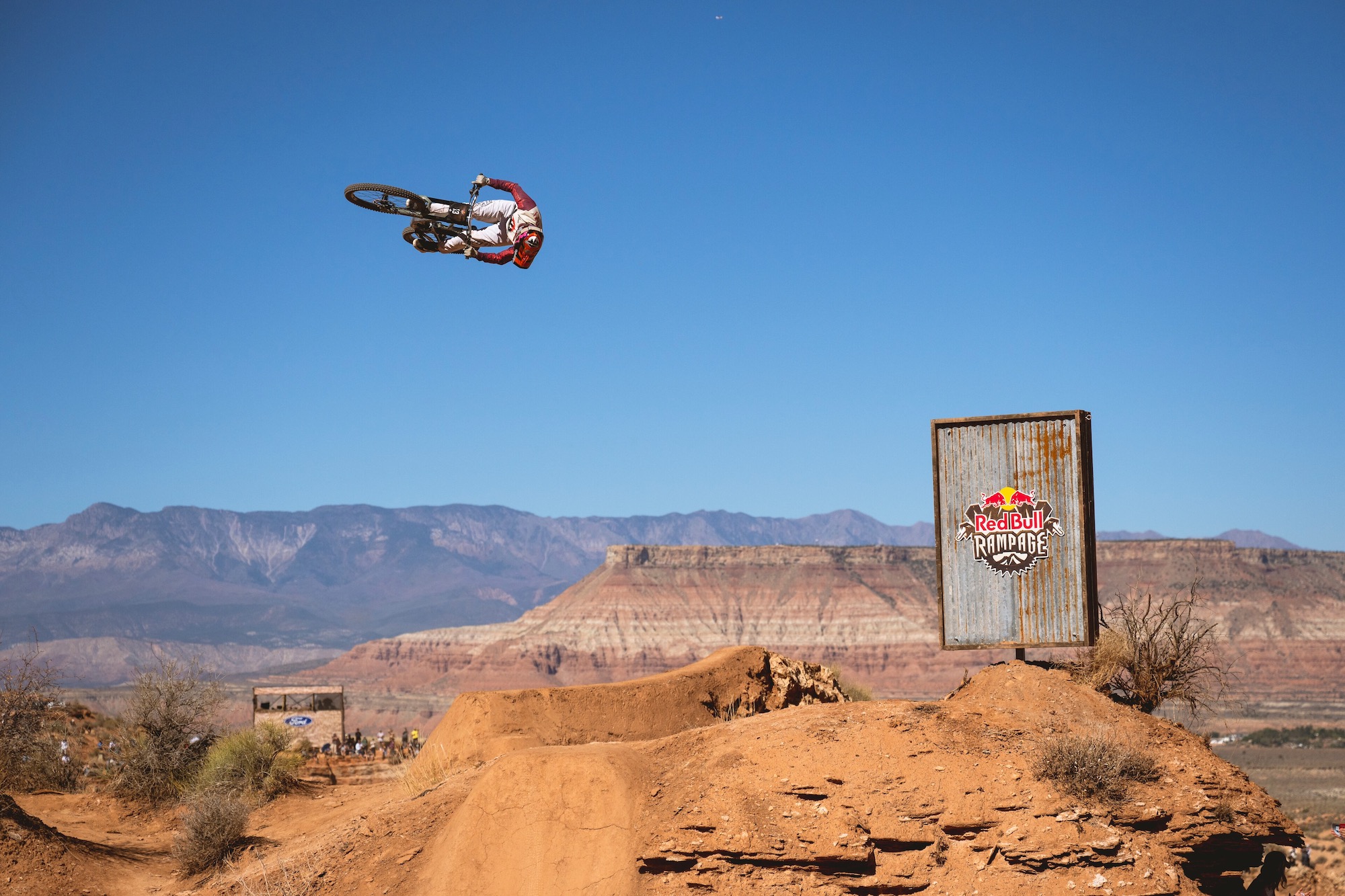 stock image of Hayden Zablotny hitting a jump on his way to winning rampage 2025.