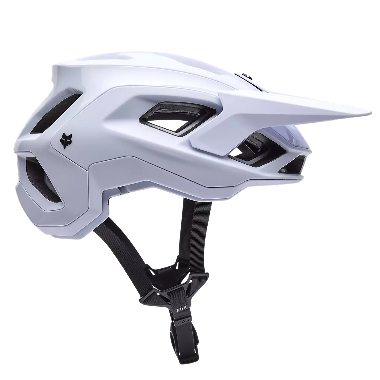 studio image of the Fox Speedframe RS helmet in white