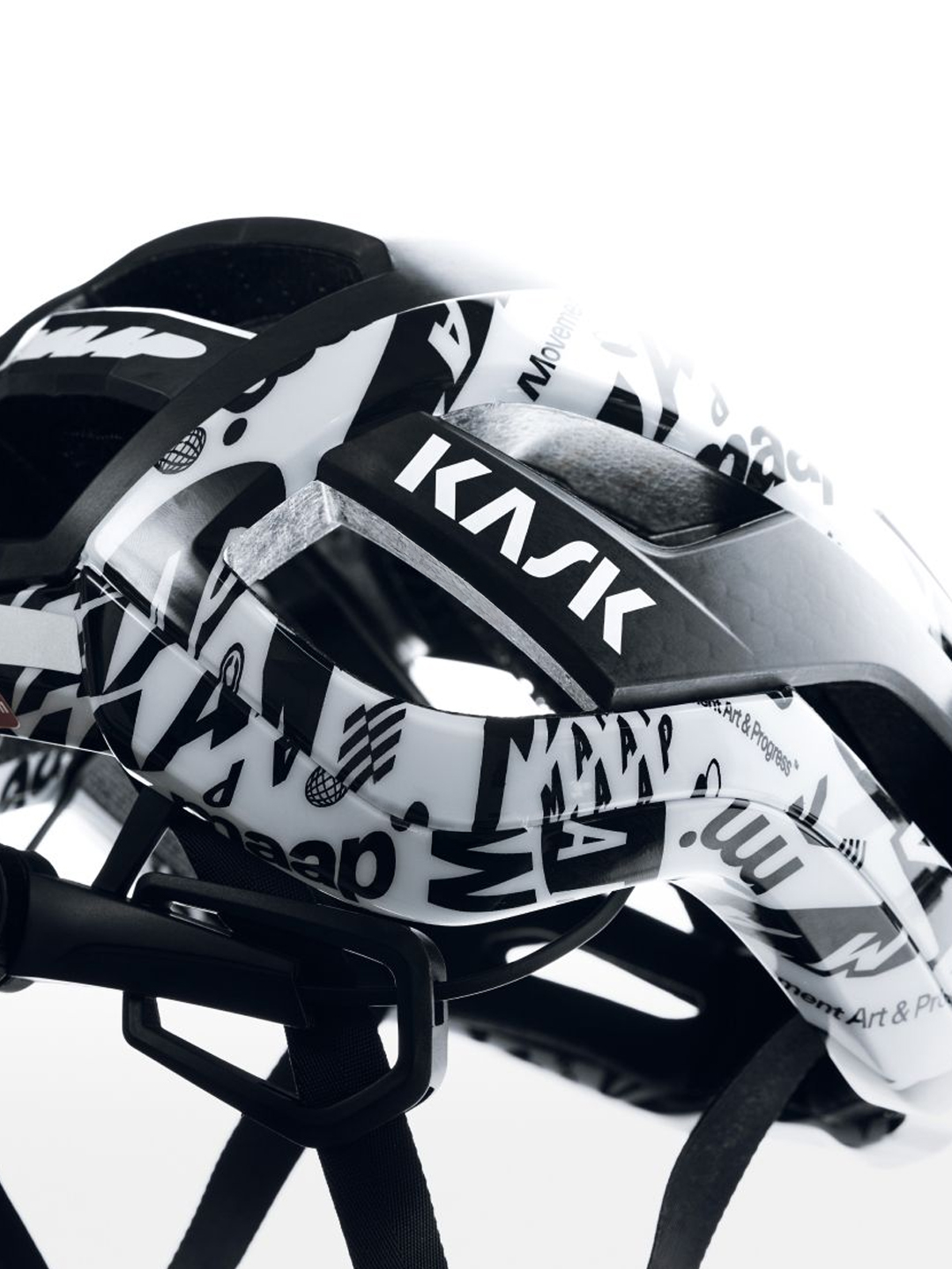 Studio close up of the MAAP x Kask Elemento Special Edition