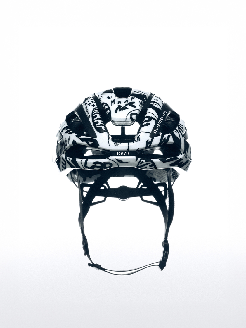 front image of the MAAP x Kask Elemento Special Edition