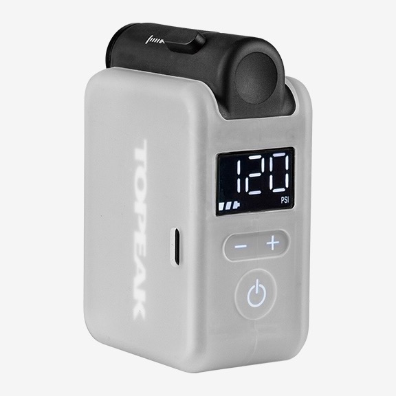 studio image of the ToPeak E-Booster Digital electric mini-pump