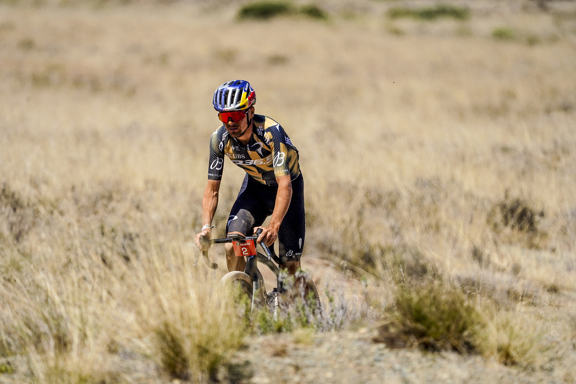 new vittoria terreno pro gravel bike tires being ridden by tom pidcock.