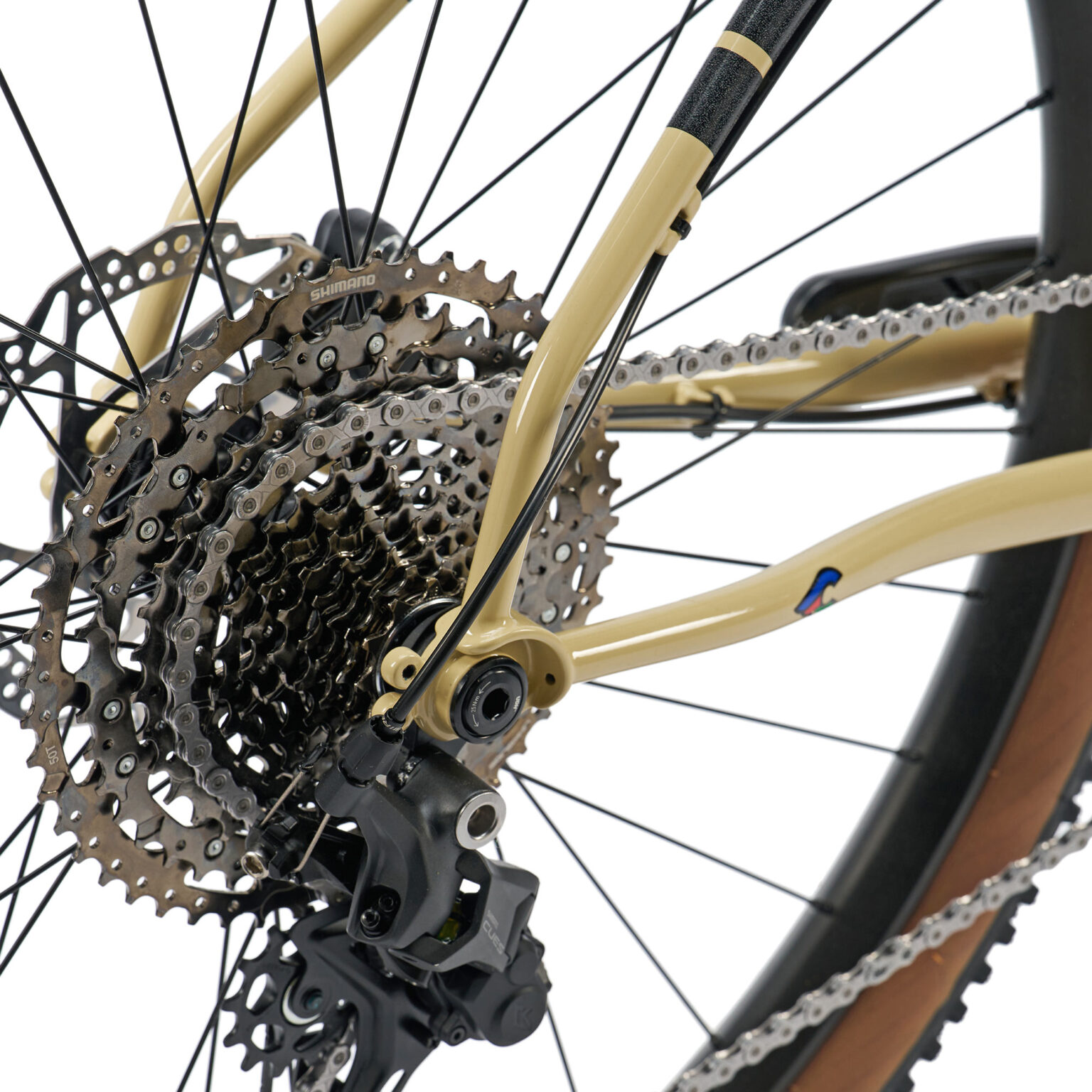 2026 Cinelli HoBootleg Geo affordable steel off-road adventure bikepacking bike, rear end detail