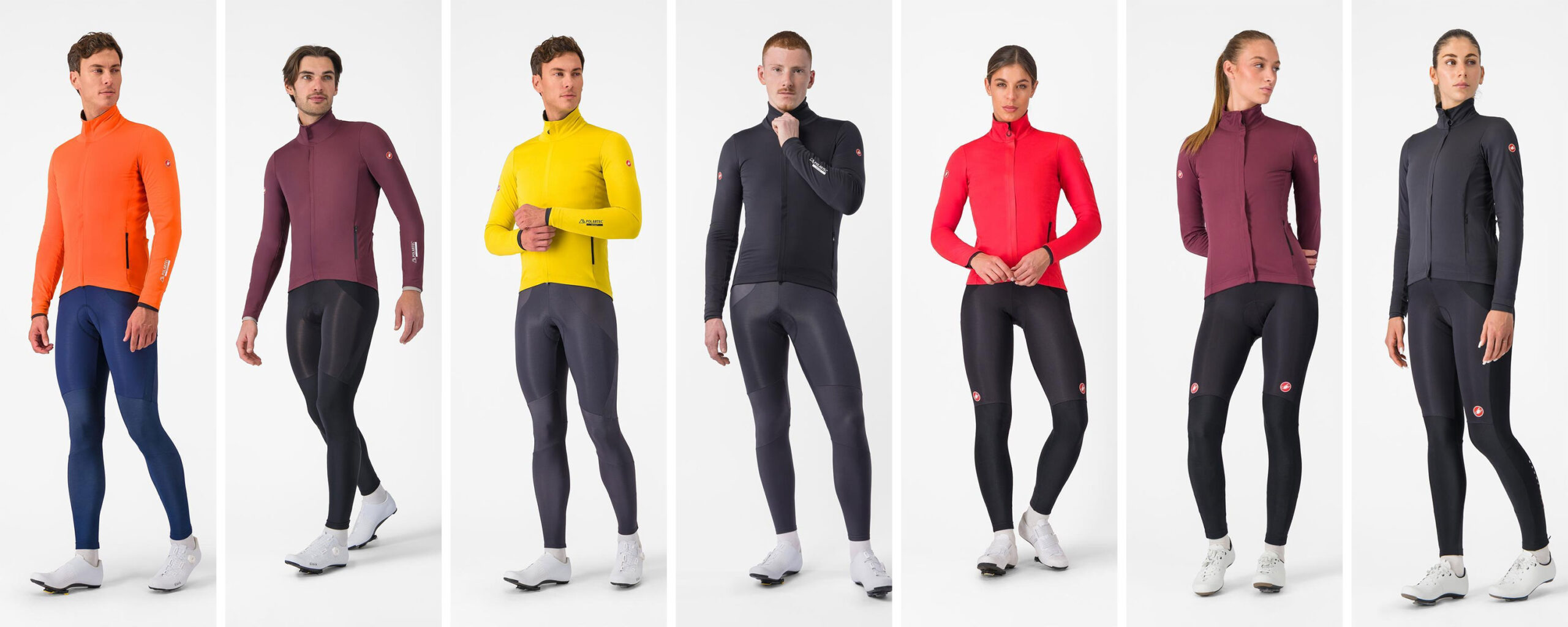 Castelli Alpha 150 windproof water-resistant insulated cold-weather cycling jacket, colors