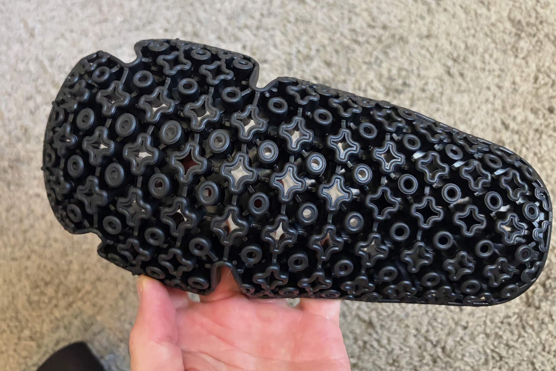 the Liteshield Flex pad removed from the LS Flex Lite pads