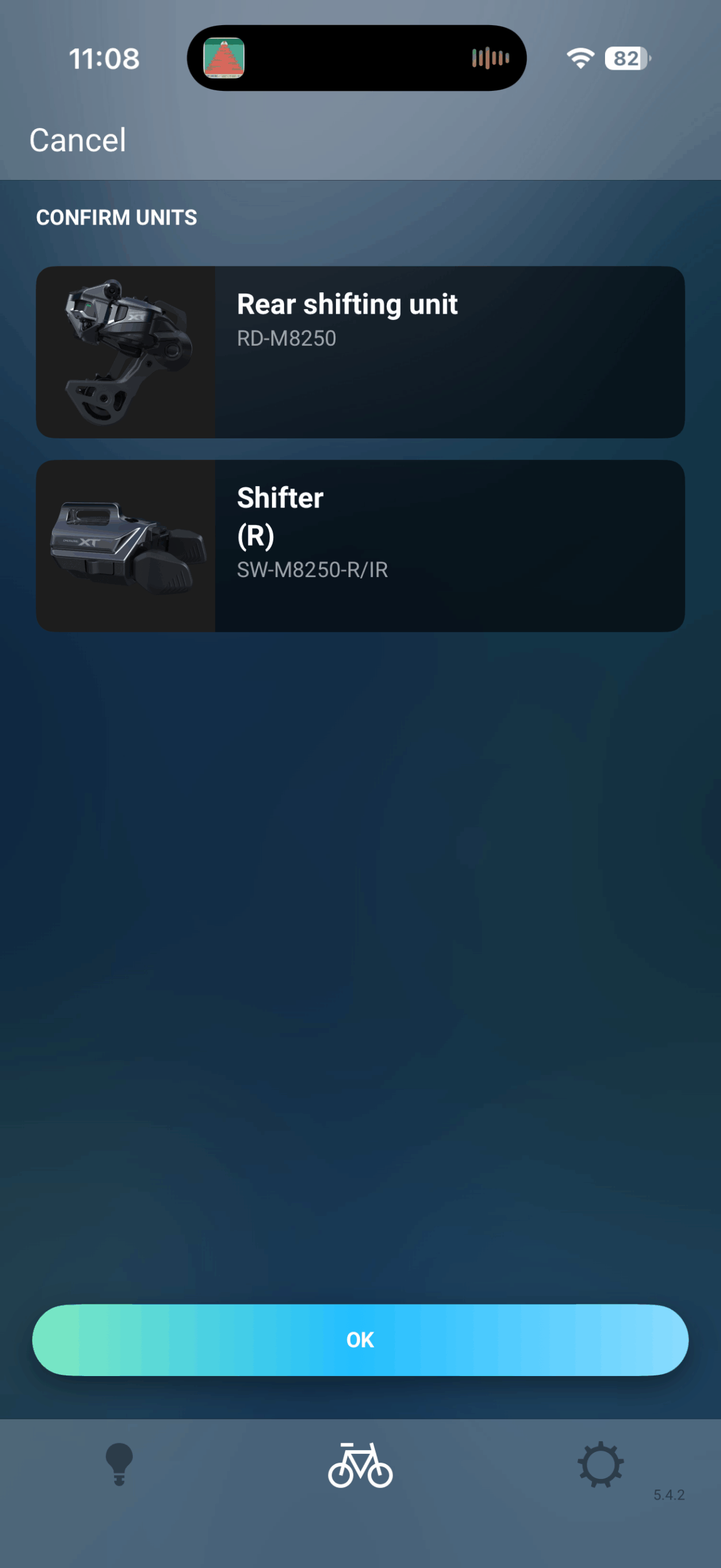 Shimano e-tube app for di2 shifters