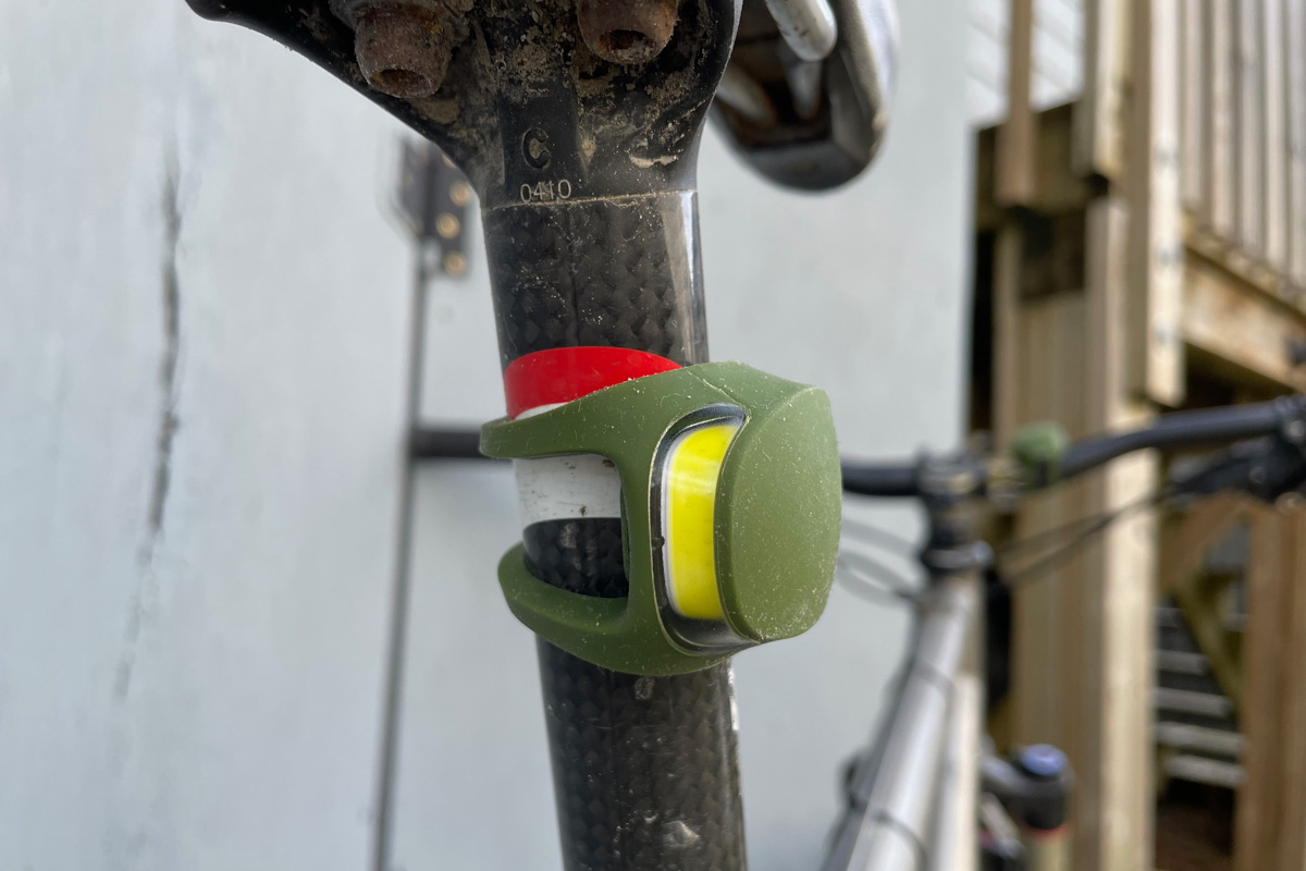 Knog Frog light, rear on seatpost