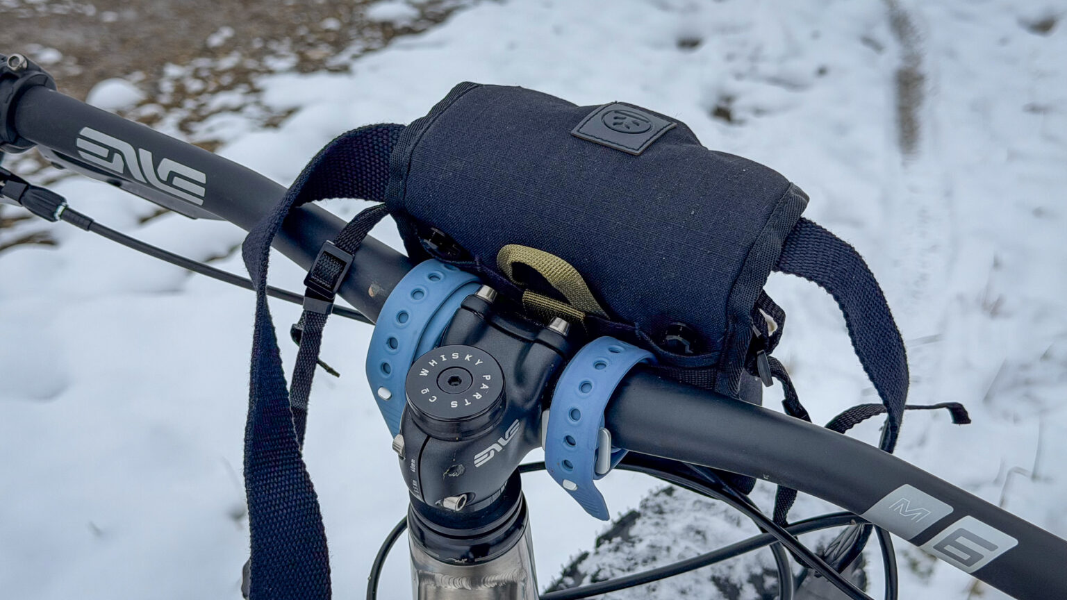 Nocs pouch on bike