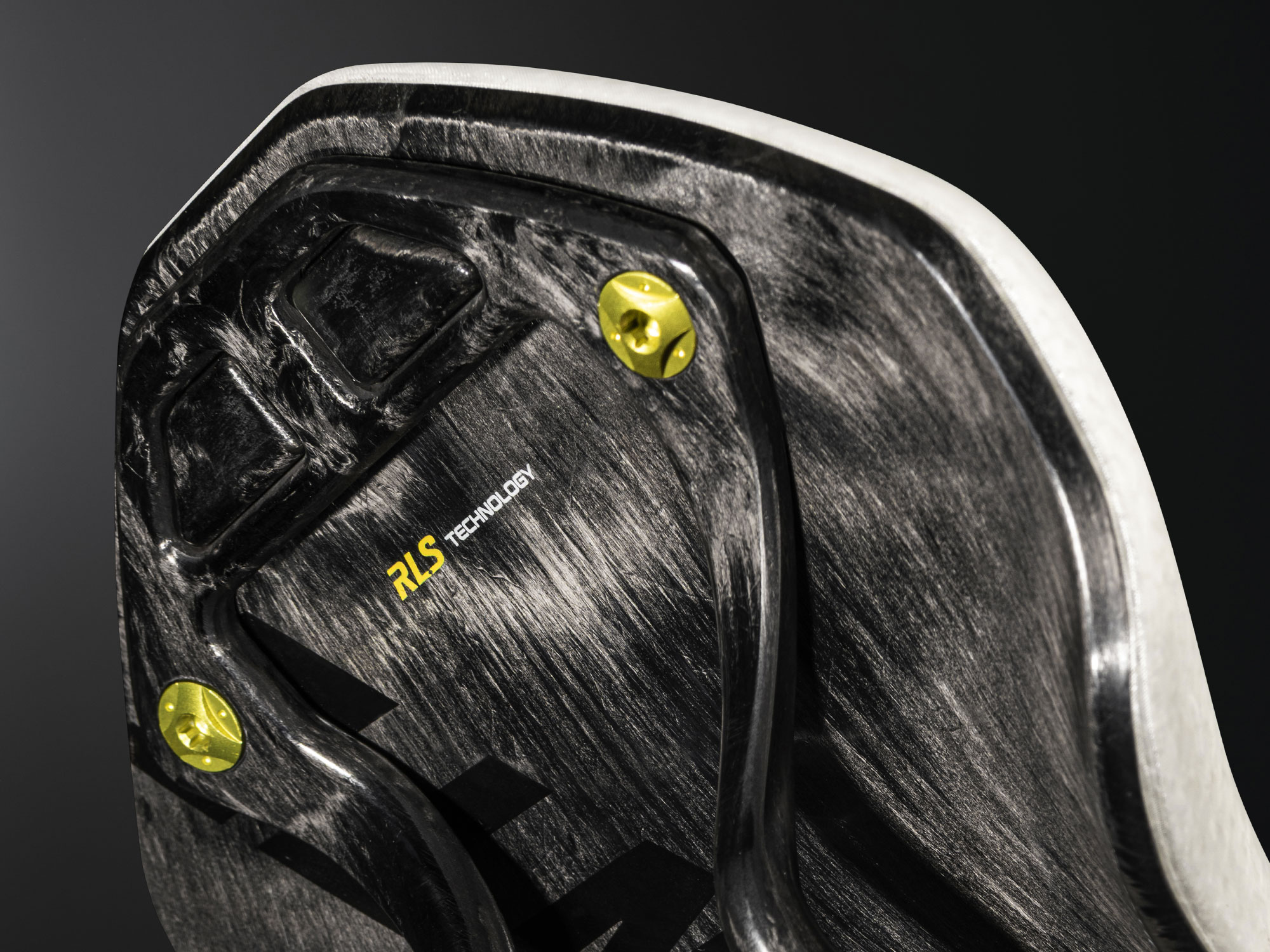Repente Nomad 3D-printed lightweight full carbon saddle with smooth cover, RLS modular carbon shell+rails construction