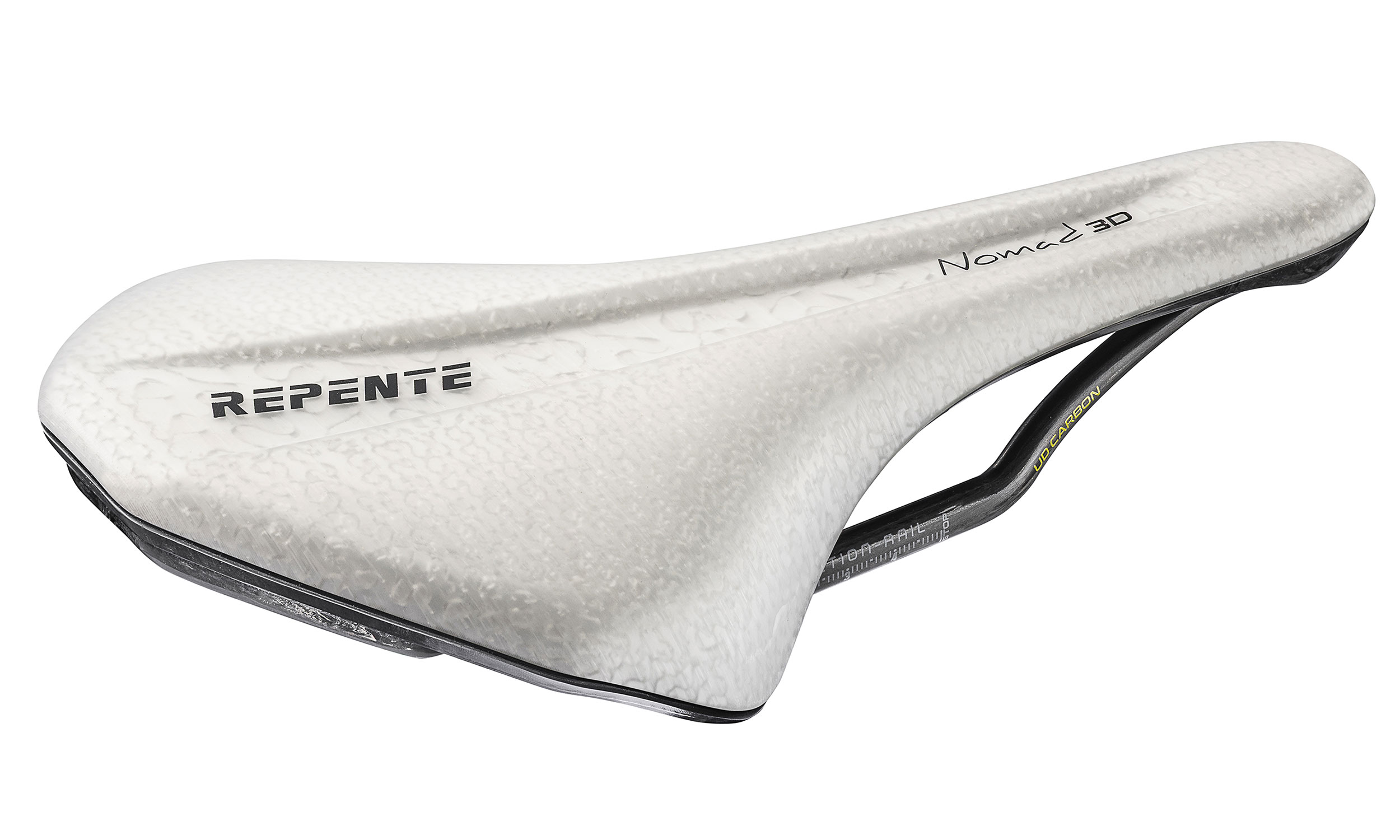 Repente Nomad 3D-printed lightweight full carbon saddle with smooth cover