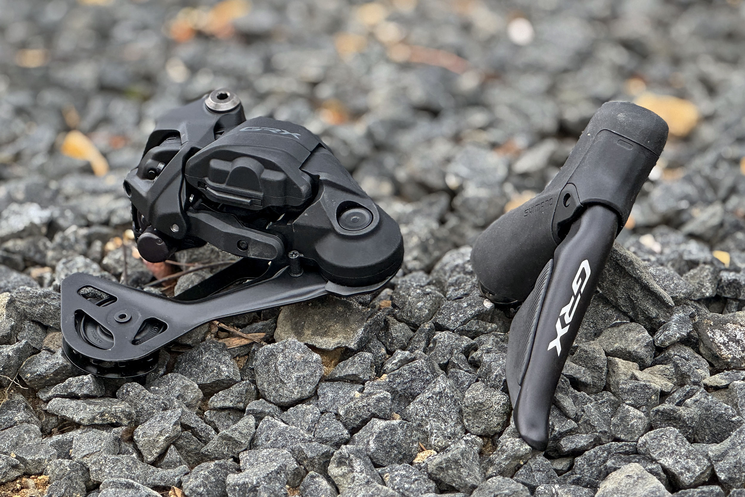 Shimano GRX Di2 RX710-series is a more affordable wireless electronic 1x gravel bike drivetrain, relabeled MTB derailleur and relabeled road shifter