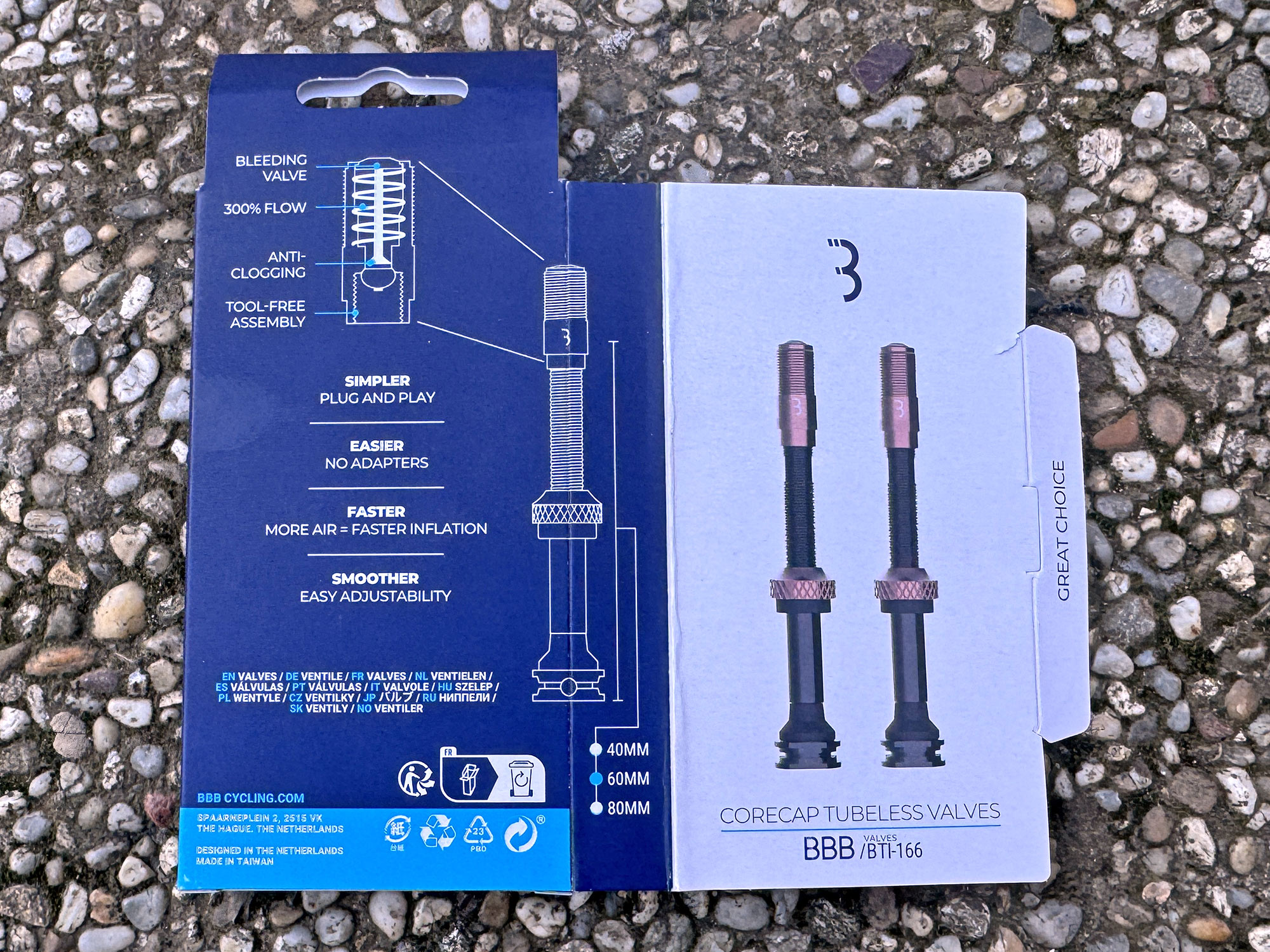 BBB CoreCap all-new bicycle tire valve, capless Schrader on Presta stem, tech details