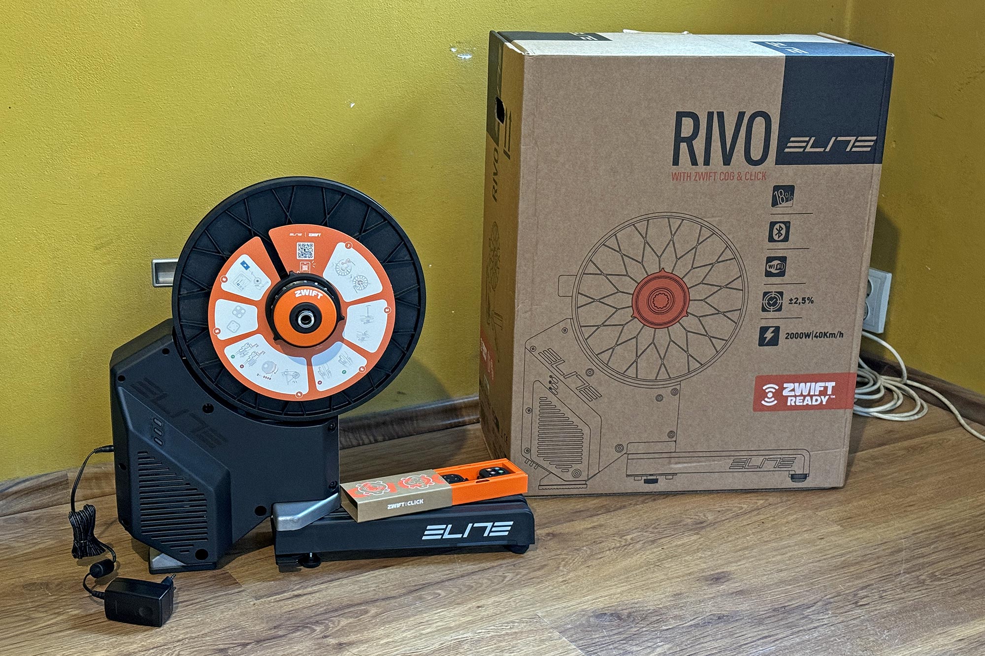 new Elite Rivo affordable smart indoor trainer, available in Zwift-ready edition