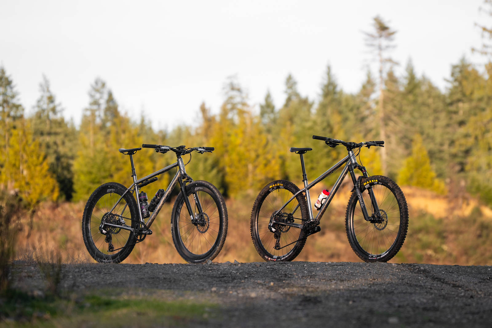 Forbidden Bike Co. Puritan and Heathen titanium hardtails
