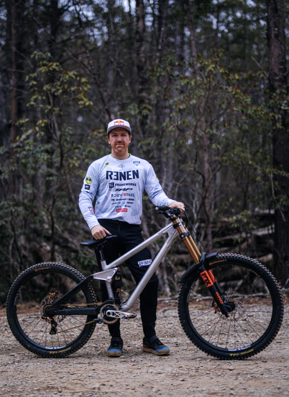 Aaron Gwin on Frameworks Racing /TRP