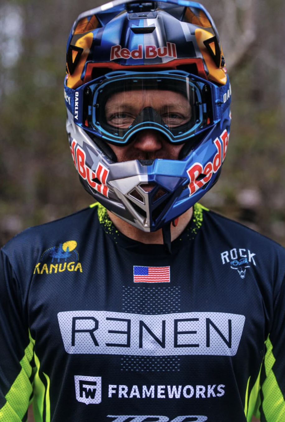 Aaron Gwin on Frameworks Racing /TRP