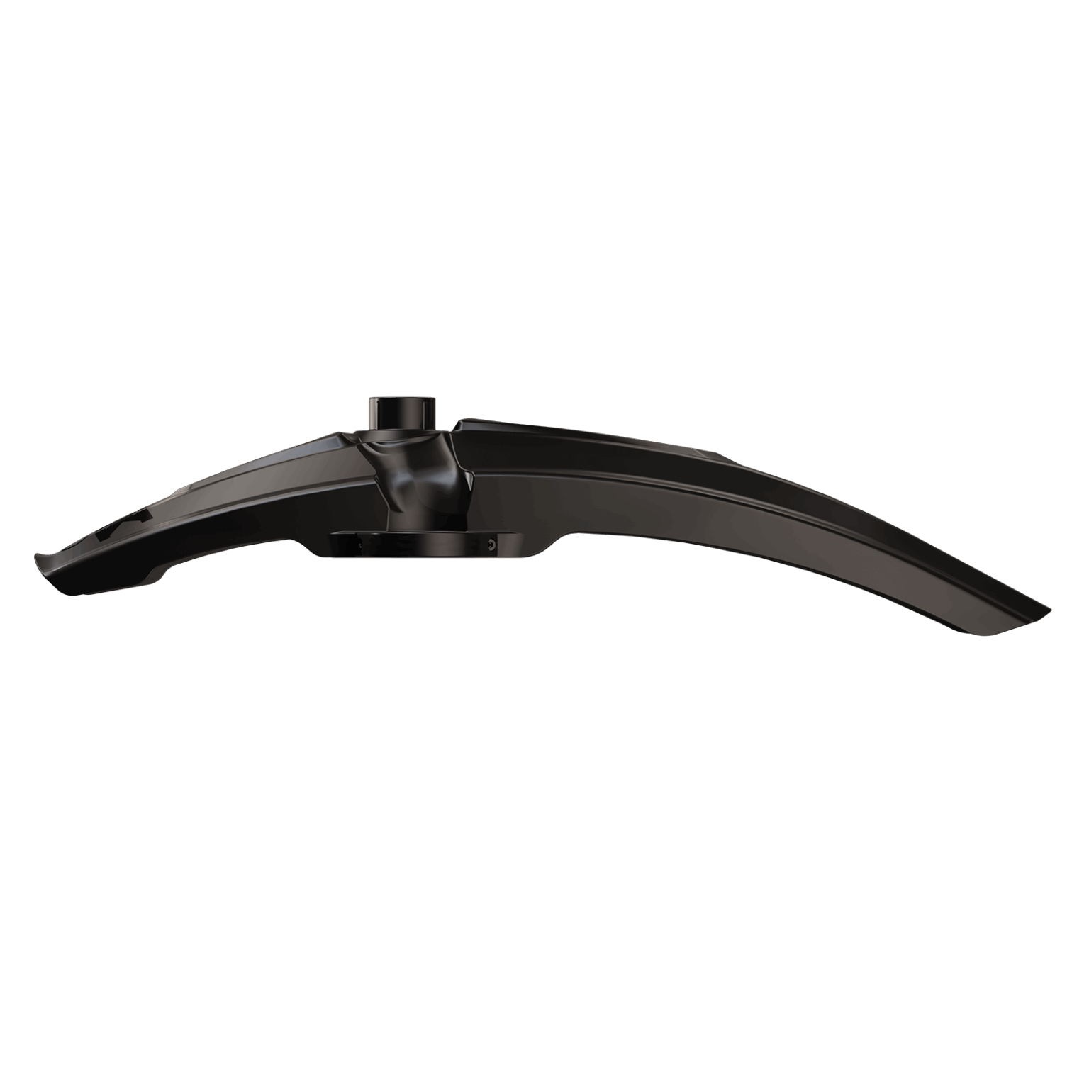 a side profile of the new Fox Podium fender