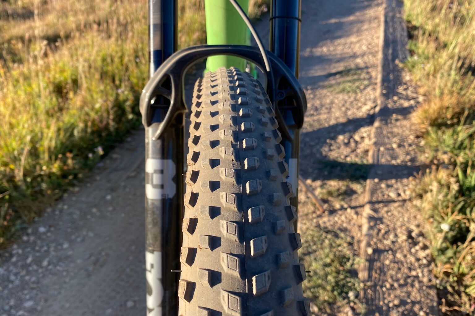 tread of the Teravail Camrock tires on the Salsa Spearfish