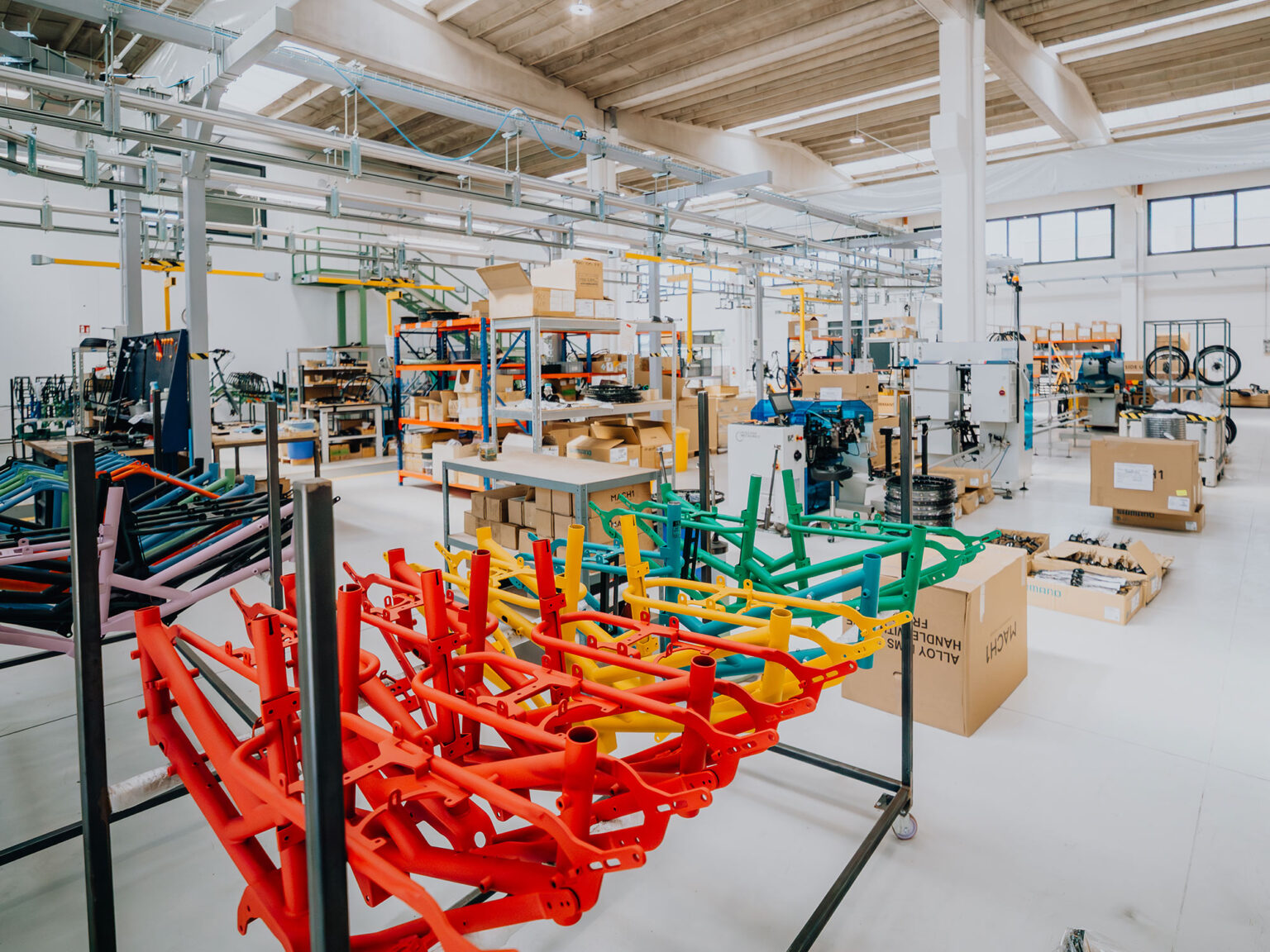 Veloe Italian cargo bike maker parent Velo-ce buys Van Nicholas titanium bikes, Milan, Italy frame factory