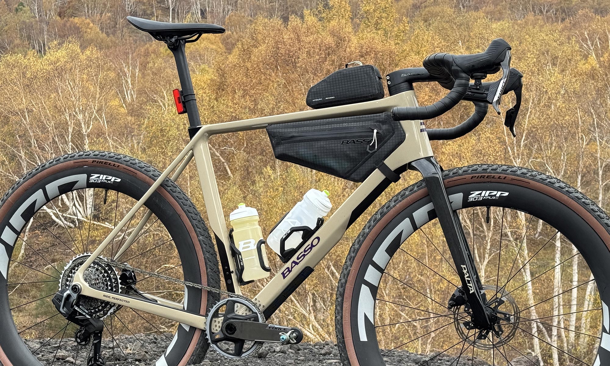 2026 Basso Palta 3 all-rounder aero gravel adventure bike, up close