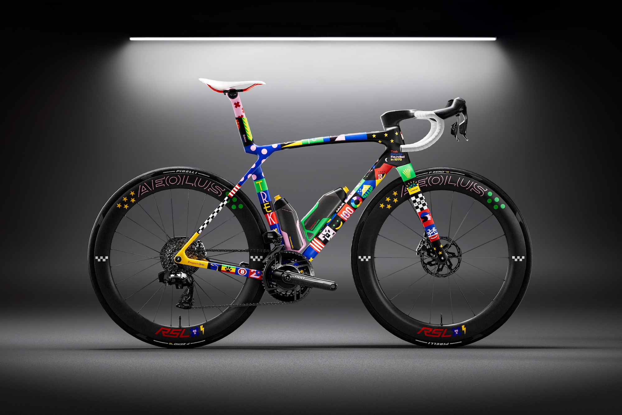 The First 50 ICON limited edition Trek Madone studio image
