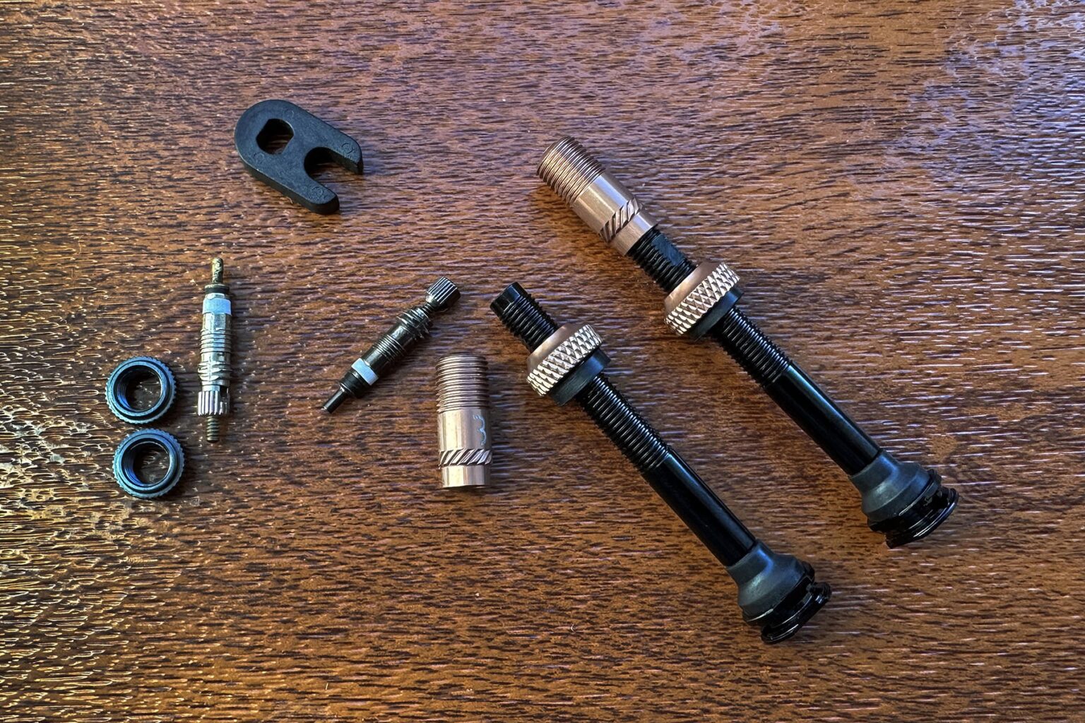 the Complete tubeless valve kit with BBB CoreCap tips