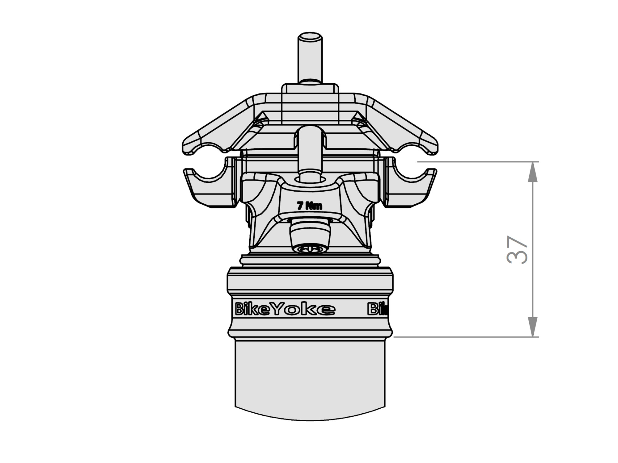 BikeYoke Divine 2.0 MTB dropper post, auto-revive long travel mountain bike seatpost, lower stack height