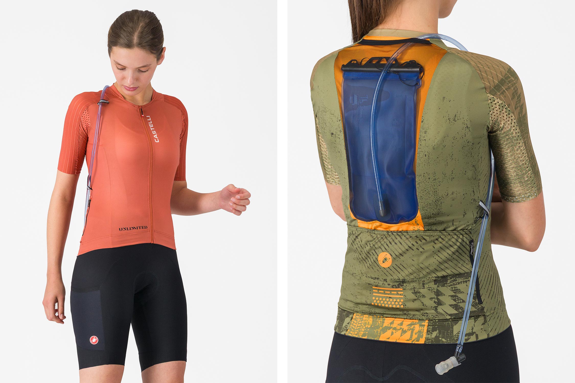 2026 Castelli Unlimited aerodynamic gravel racing Pro 2 jerseys, women's jersy colors