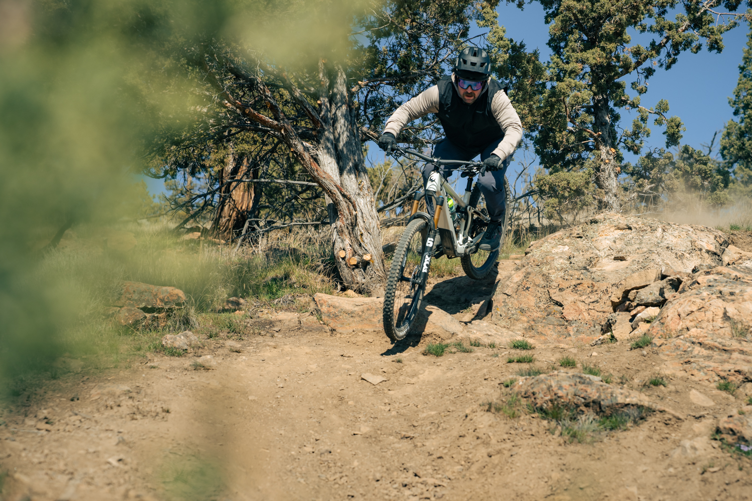 Travis riding e-bikes