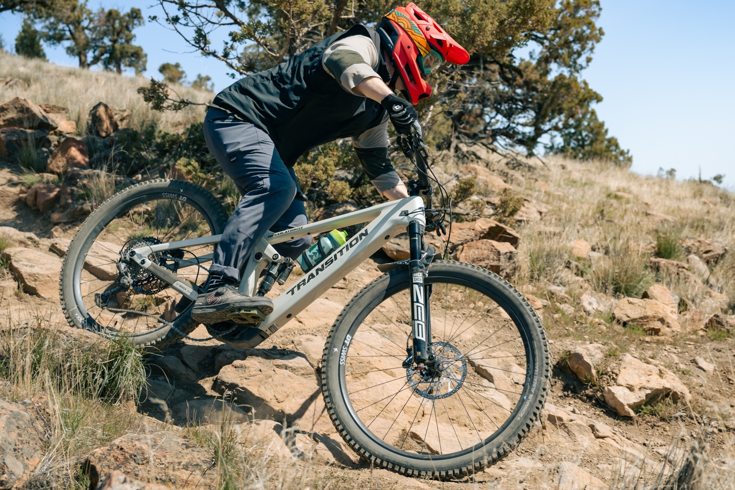 Travis riding e-bikes